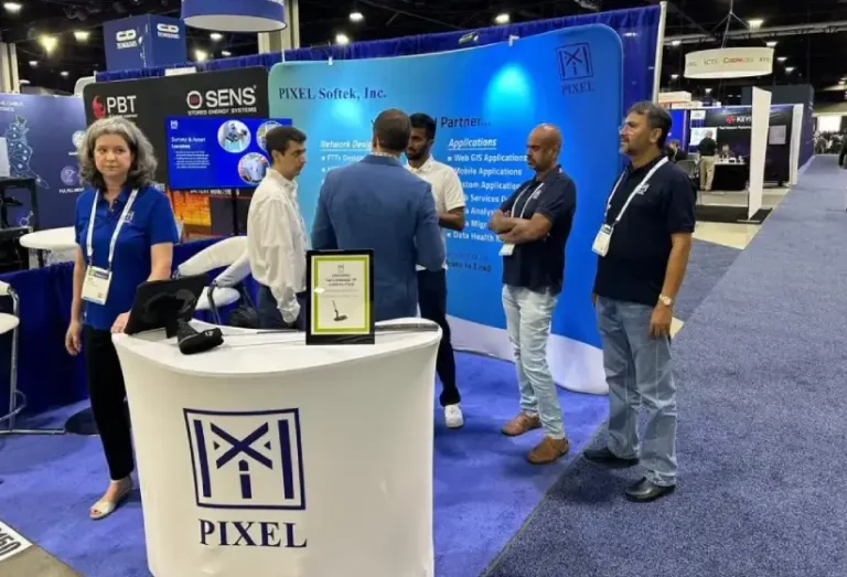 Pixel Softek’s booth at SCTE EXPO 2024, Atlanta
